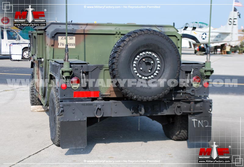 Image of the HMMWV M1114 UAH (Up-Armored Humvee)