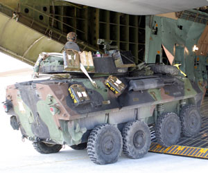 Image of the Coyote LAV (Light Armored Vehicle)