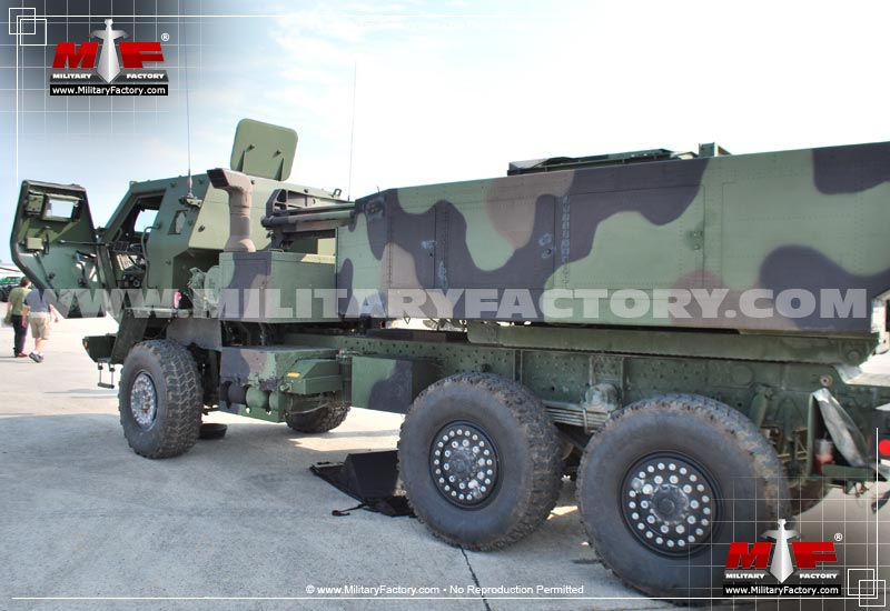 Image of the M142 High Mobility Artillery Rocket System (HIMARS)