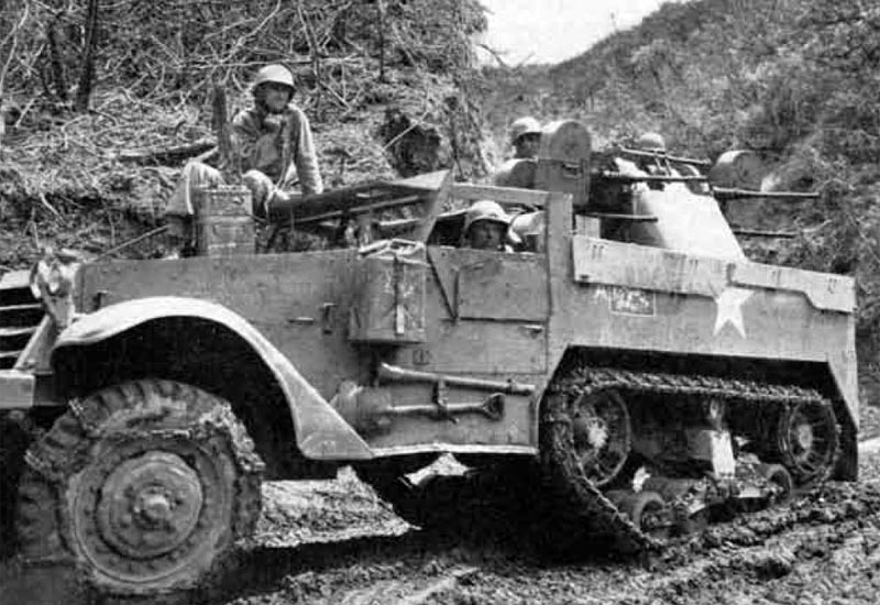 1 72ème Militaire M16-MGMC-1944 Seconde Guerre Mondiale Moulé Sous 