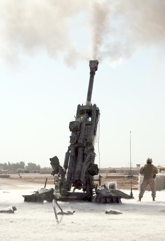 Image of the M777 UFH (Ultra-lightweight Field Howitzer)