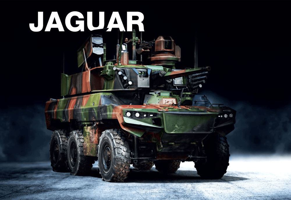 Image of the Nexter Jaguar EBRC (Engin Blinde de Reconnaissance et de Combat)