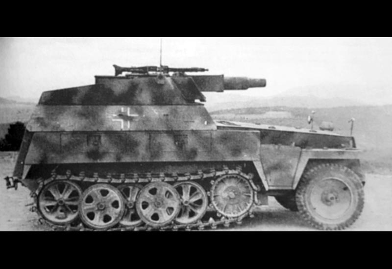 Image of the SdKfz 250/8 leichter Schutzenpanzerwagen