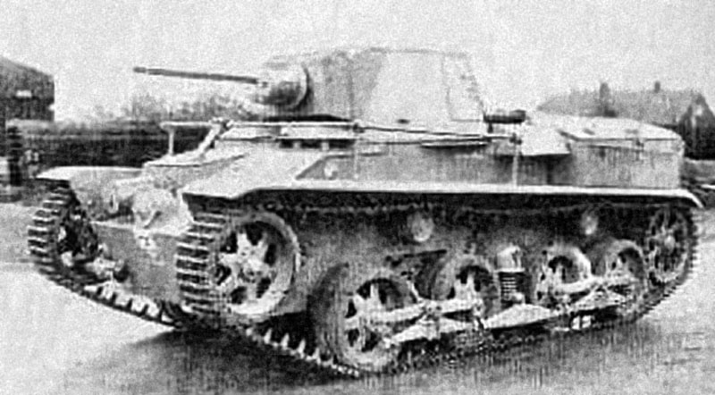Image of the Stridsvagn m/31 (Strv m/31) / Landsverk L-10