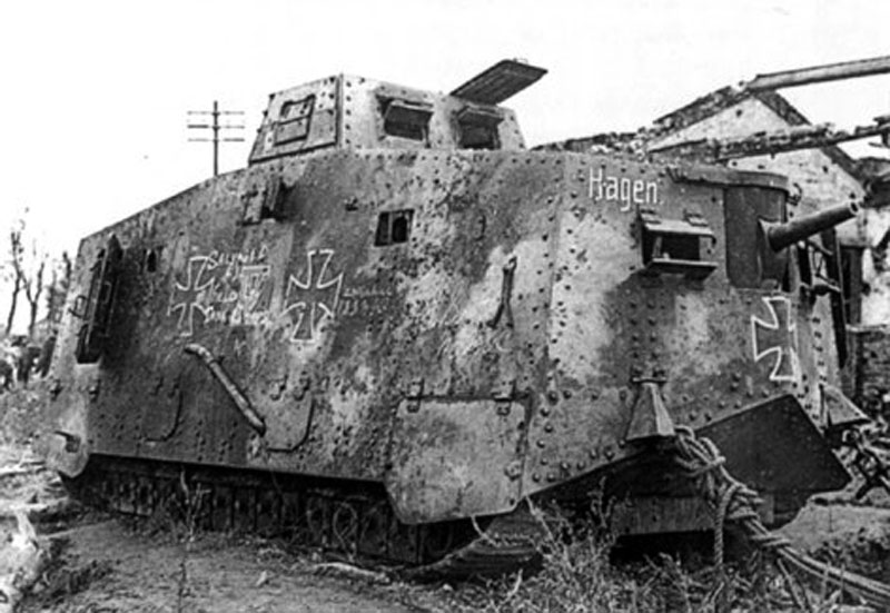 Image of the Sturmpanzerwagen A7V