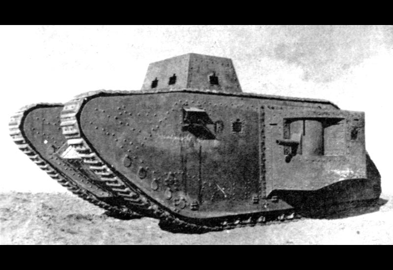 Image of the Sturmpanzerwagen A7V-U