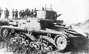 Front right side view of the Carro Armato M11/39 Medium Tank