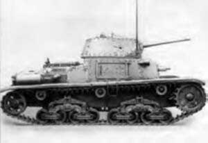 Right side view of the Carro Armato M15/42 tank at rest