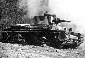 Front right side view of the Czech LT vz 35 light tank