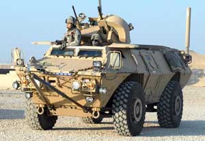 Thumbnail picture of the M1117 Guardian ASC armored security vehicle