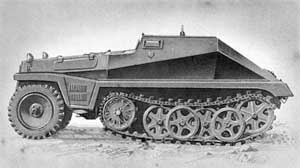 Picture of the SdKfz 252 leiche Gepanzerte Munitionskraftwagen