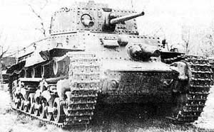 Front right side view of a Turan I Medium Tank