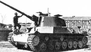 Front left side view of the Type 4 Chi-To medium tank prototype