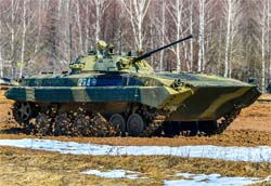 Image of a Russian BMP tracked armored vehicle