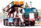 Picture of the DRDO Pinaka