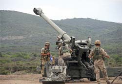 Picture of the FH70 (Field Howitzer 1970)