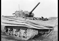 Picture of the Sherman DD (Duplex Drive)