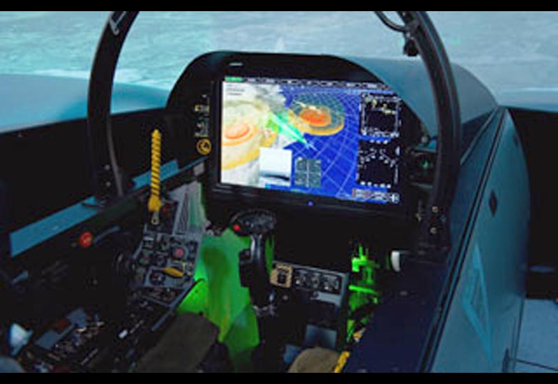 Cockpit image of the Boeing F/A-18E/F Advanced Super Hornet