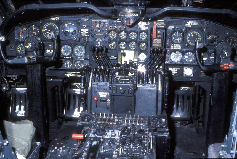 Cockpit image of the Douglas C-124 Globemaster II