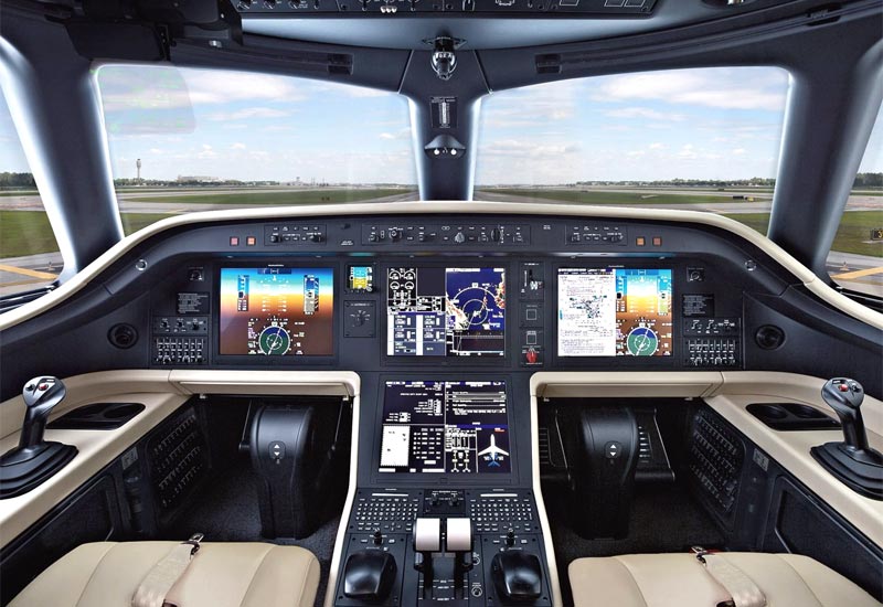 Cockpit image of the Embraer Legacy / Praetor (series)