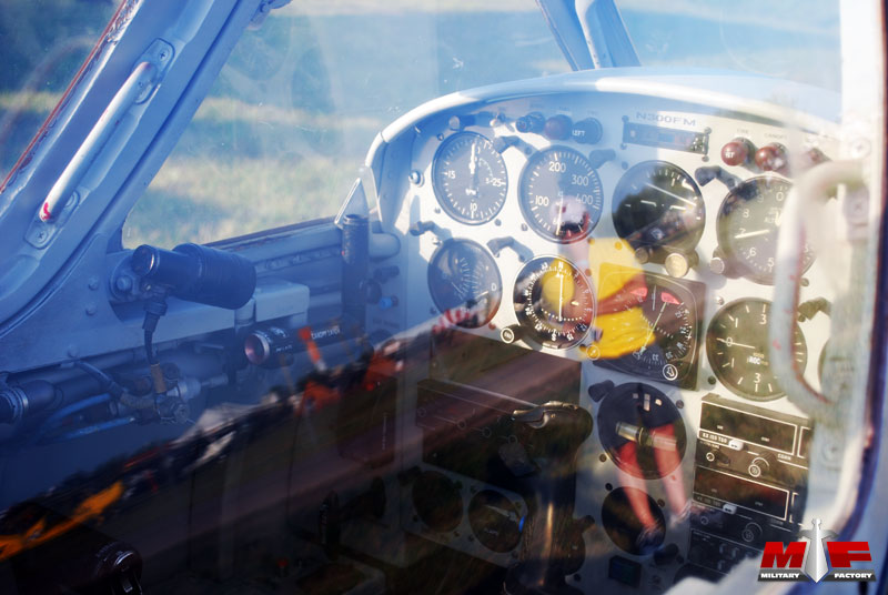 Cockpit image of the Fouga CM.170 Magister N300FM