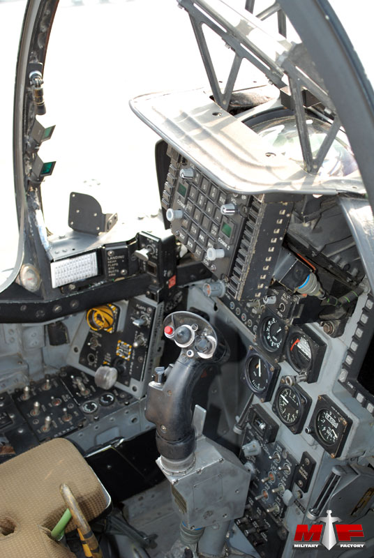 Cockpit image of the McDonnell Douglas AV-8B Harrier II Plus