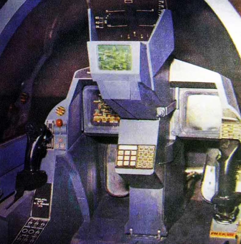 Cockpit image of the Novi Avion