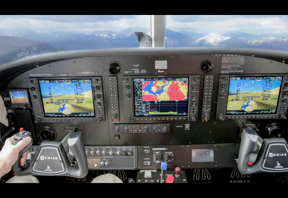 Cockpit image of the Quest Kodiak