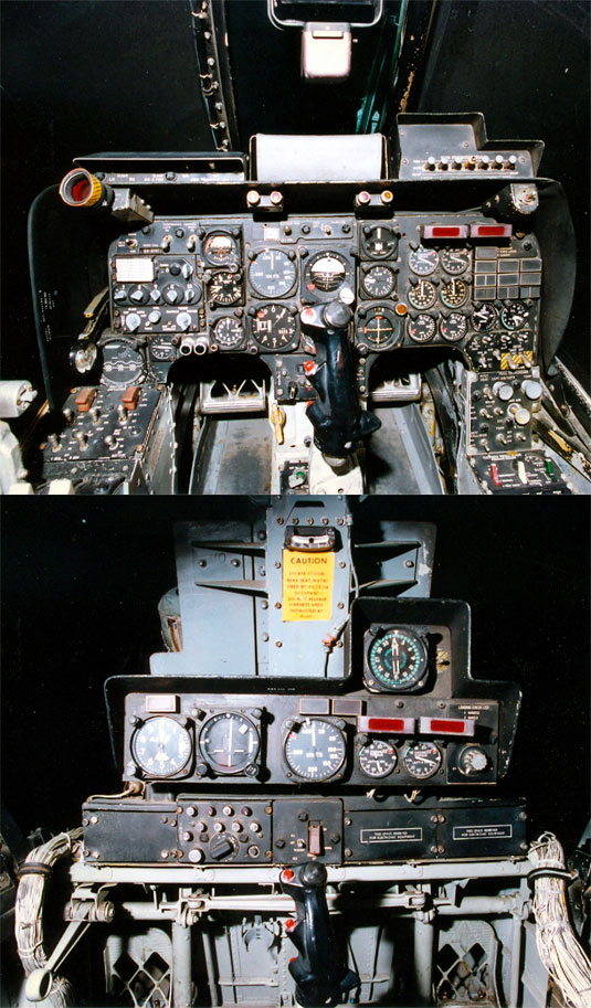 Cockpit image of the North American Rockwell OV-10A Bronco