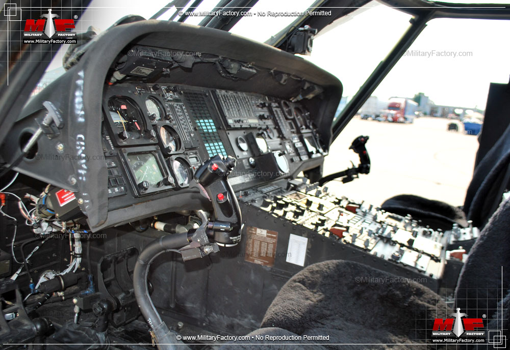 Cockpit image of the Sikorsky UH-60L Black Hawk