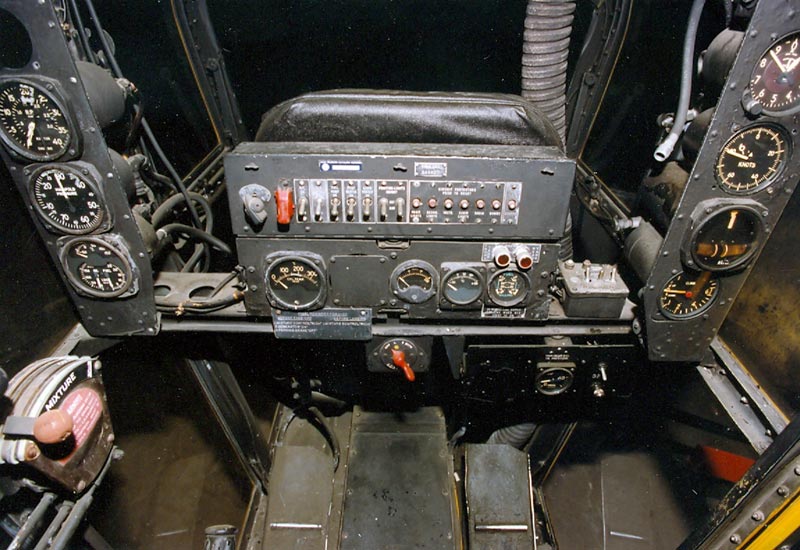 Cockpit image of the Sikorsky R-5 / H-5