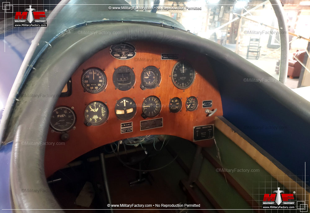 Cockpit image of the Travel Air Model 1000