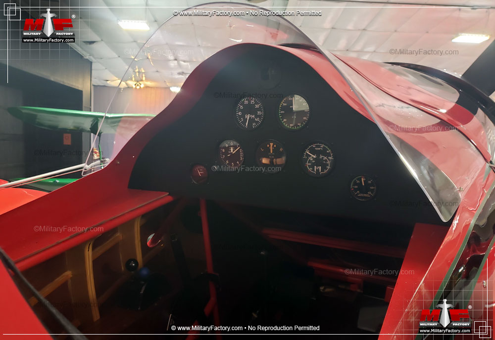 Cockpit image of the Travel Air Type R (Mystery Ship)