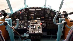 Cockpit picture of the Antonov An-2 (Colt)