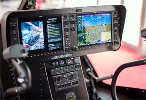 Cockpit picture of the Bell Model 505 JetRanger X (JRX)