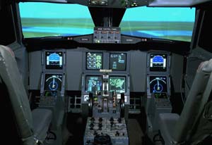 Cockpit picture of the Boeing 737 (Series)