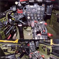 Cockpit picture of the Douglas A-26 / B-26 Invader