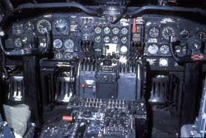 Cockpit picture of the Douglas C-124 Globemaster II