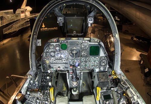 Cockpit picture of the Fairchild Republic A-10 Thunderbolt II (Warthog)
