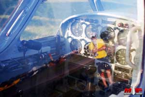Cockpit picture of the Fouga CM.170 Magister