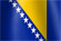 National flag of the country of Bosnia and Herzegovina (image)