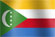 National flag of the country of Comoros (image)