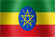 National flag of the country of Ethiopia (image)