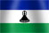 National flag of the country of Lesotho (image)