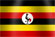 National flag of the country of Uganda (image)