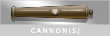 Graphical image of a cannonball cannon/gun armament