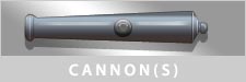 Graphical image of a cannonball cannon/gun armament