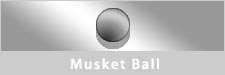 Graphical image of a Musket Ball bullet