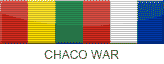 Military lapel ribbon for the Chaco War