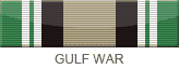 Military lapel ribbon for the 1991 Gulf War